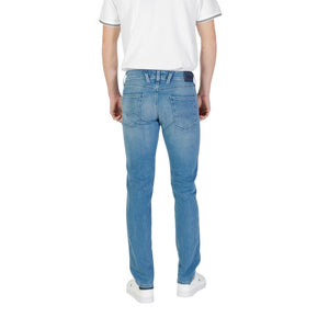 Replay Blue Cotton Skinny Jeans