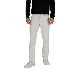 Jack Jones White Cotton Skinny Jeans
