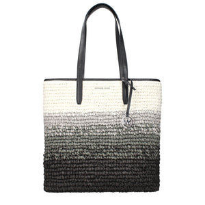 Michael Kors Black Raffia Shoulder Bag