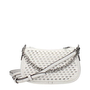 Michael Kors White Leather Handbag
