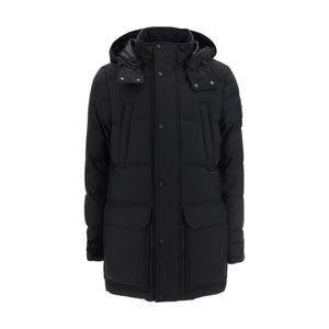 Moose Knuckles Black Nylon Parka