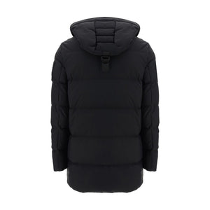 Moose Knuckles Black Nylon Parka