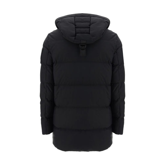 Moose Knuckles Black Nylon Parka