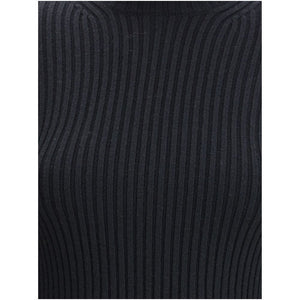 Max Mara Black Wool Long Sleeve T-Shirt
