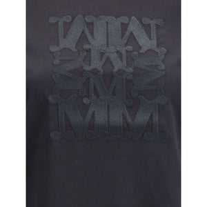 Max Mara Black Cotton T-Shirt