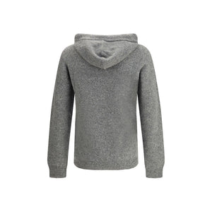 Roberto Collina Gray Cashmere Hoodie