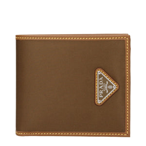 Prada Brown Fabric Wallet