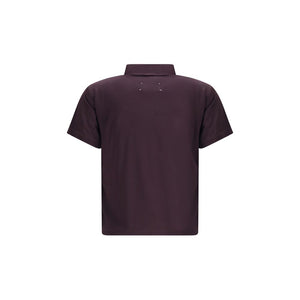 Margiela Purple Viscose Polo Shirt