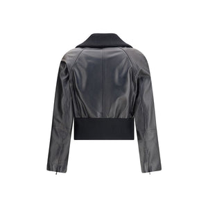 PINKO Black Lambskin Clothing