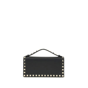 Valentino Garavani Black Calf Leather Bos Taurus Wallet