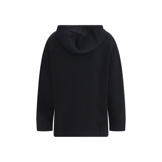 Max Mara Black Wool Hoodie