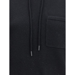Max Mara Black Wool Hoodie