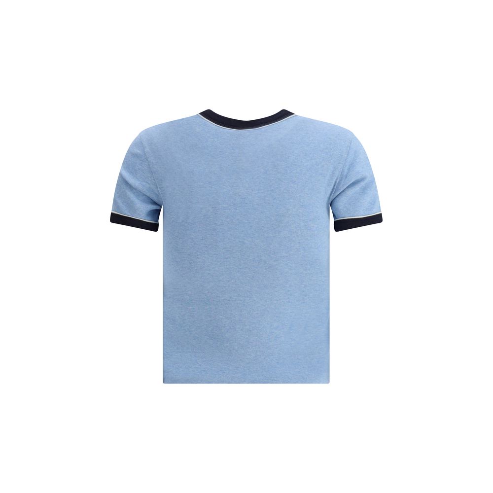 Chloé Light Blue Cotton Sleeveles T-Shirt