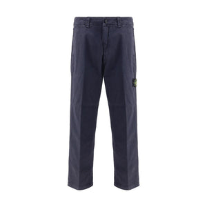 Stone Island Purple Cotton Casual Pants
