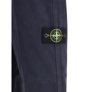 Stone Island Purple Cotton Casual Pants