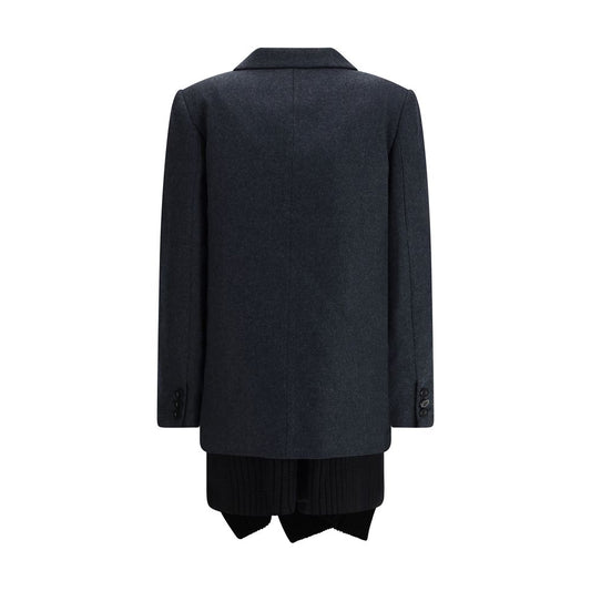 Sacai Gray Wool Coat