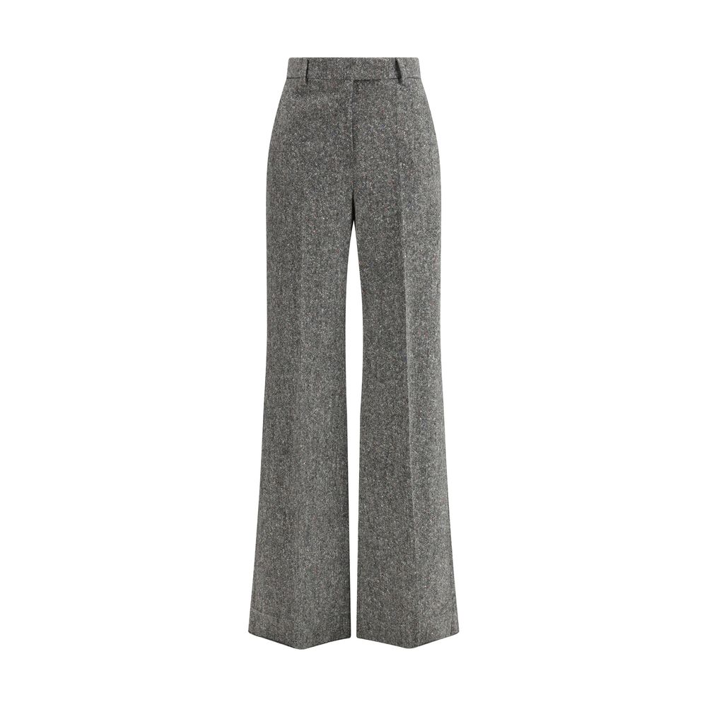 Valentino Gray Wool Casual Pants