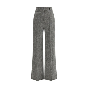 Valentino Gray Wool Casual Pants