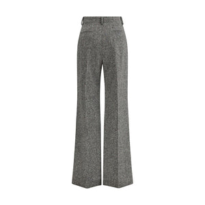 Valentino Gray Wool Casual Pants