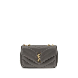 Saint Laurent Gray Lamb Ovis Aries Aries Shoulder Bag