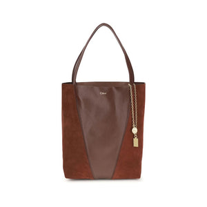 Chloé Brown Calf Leather Bos Taurus Shoulder Bag