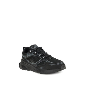 Dsquared² Black Calf Leather Bos Taurus Athletic Sneakers