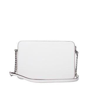 Michael Kors White Leather Crossbody Bag
