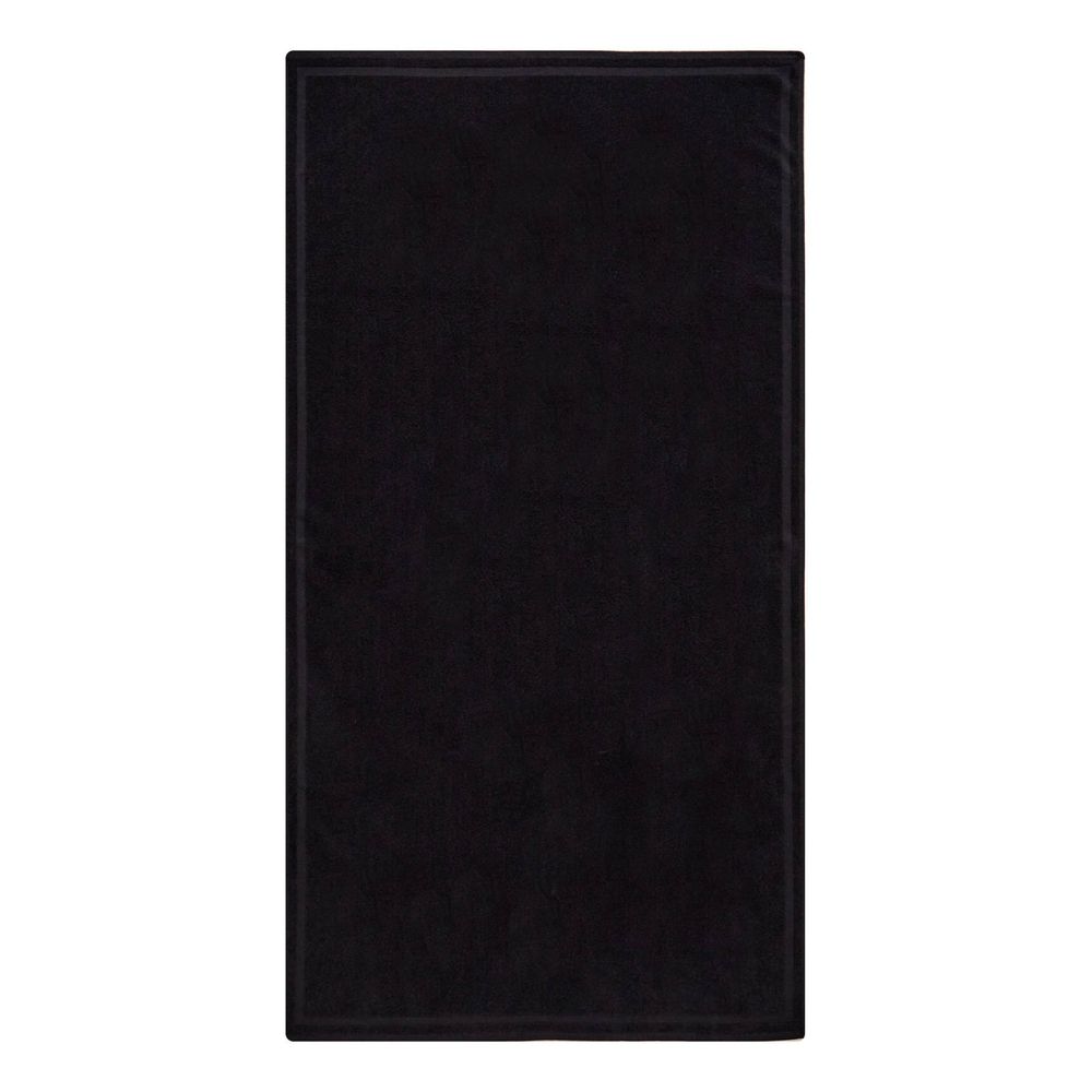 Iceberg "Black Cotton Men Beach Towel"