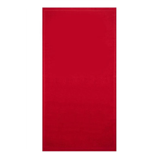 Iceberg Red Cotton Men's Beach Towel