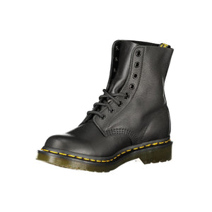 Dr. Martens Black Leather Unisex Ankle Boot