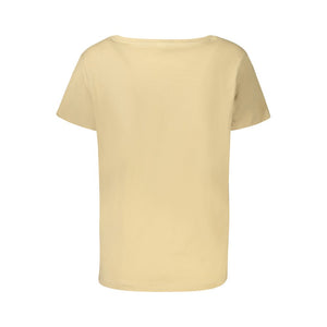 Freddy Beige Cotton Women T-Shirt