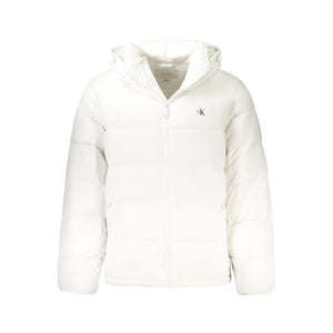 Calvin Klein White Nylon Men's Jacket