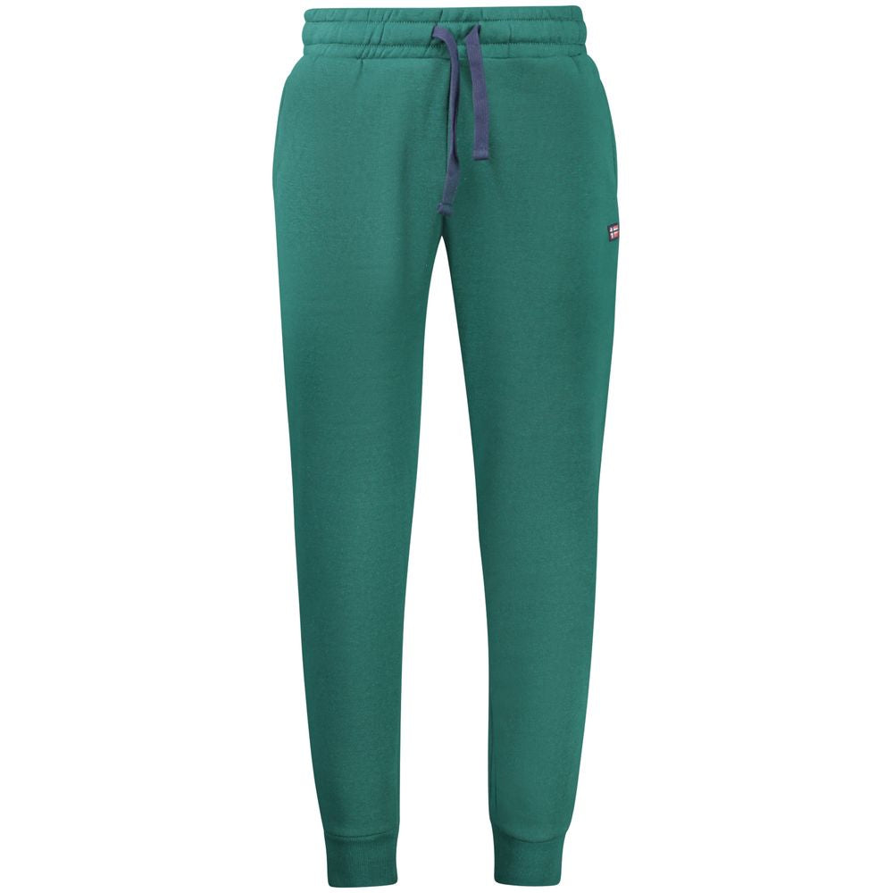 Norway 1963 Verde Cotton Men Sport Trouser