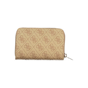 Guess Jeans Beige Polyurethane Women Wallet