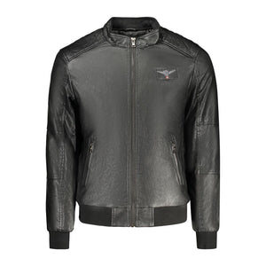Accademia Militare Black Polyester Men Jacket