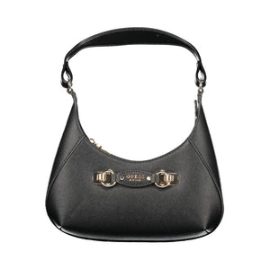 Guess Jeans Nero Poliuretano Women Handbag