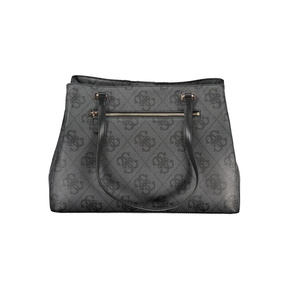Guess Jeans Nero Poliuretano Women's Handbag