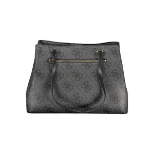 Guess Jeans Nero Poliuretano Women's Handbag