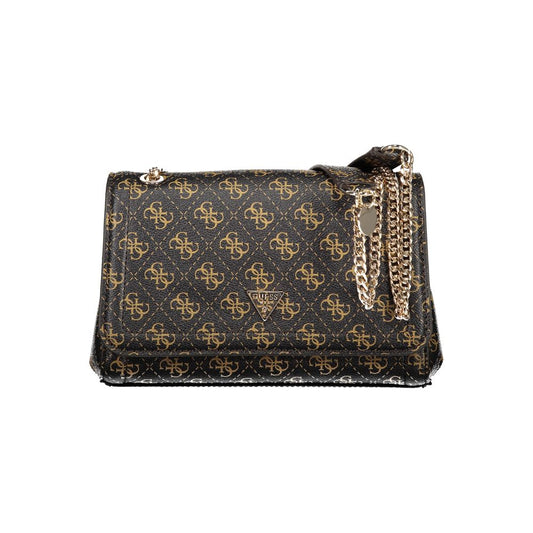 Guess Jeans Marrone Poliuretano Women Handbag