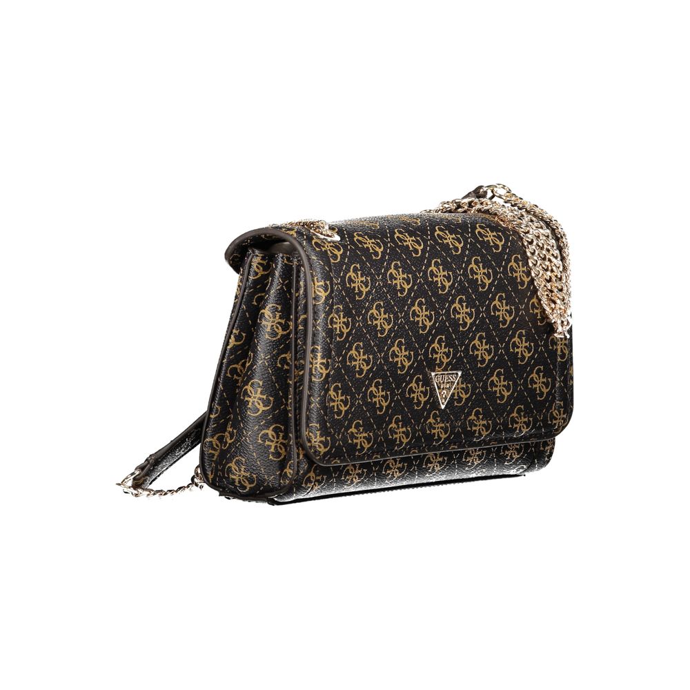 Guess Jeans Marrone Poliuretano Women Handbag