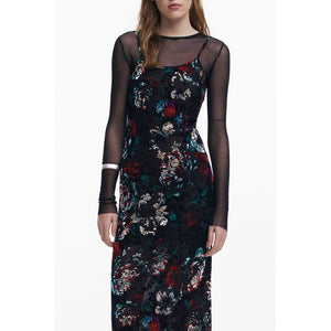 Desigual Black Polyester Women's Dress