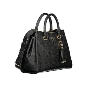 Guess Jeans Black Polyurethane Women's Handbag