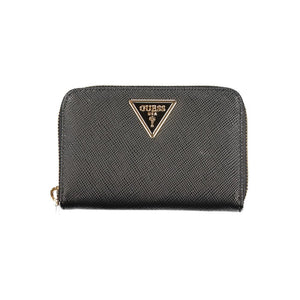 Guess Jeans Nero Poliuretano Women Wallet