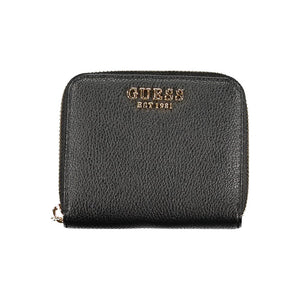 Guess Jeans Black Polyurethane Women Wallet