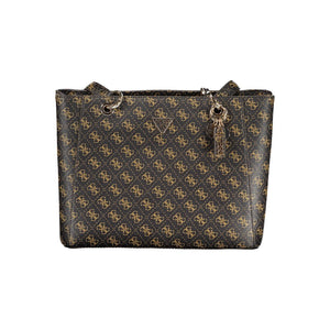 Guess Jeans Marrone Poliuretano Women Handbag