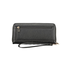 Guess Jeans Black Polyurethane Women Wallet