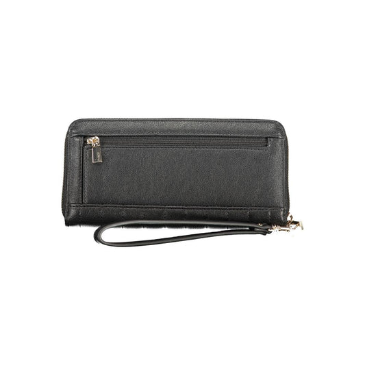 Guess Jeans Black Polyurethane Women Wallet