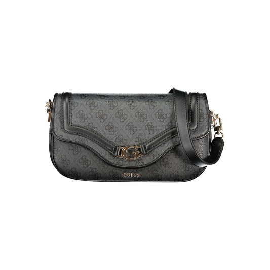 Guess Jeans Nero Poliuretano Women Bag