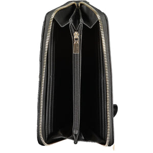 Guess Jeans Black Polyurethane Women Wallet