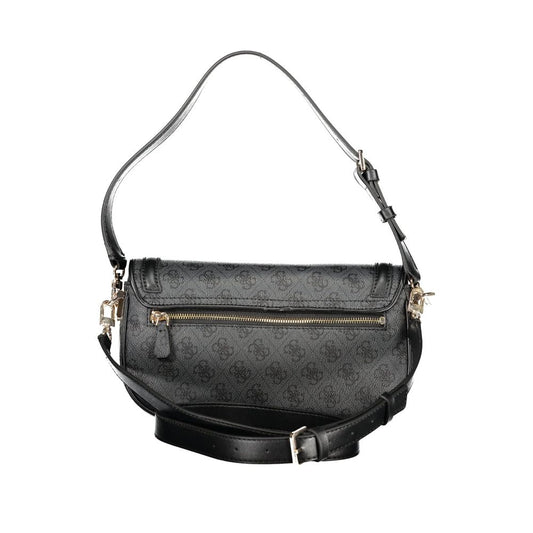 Guess Jeans Nero Poliuretano Women Bag